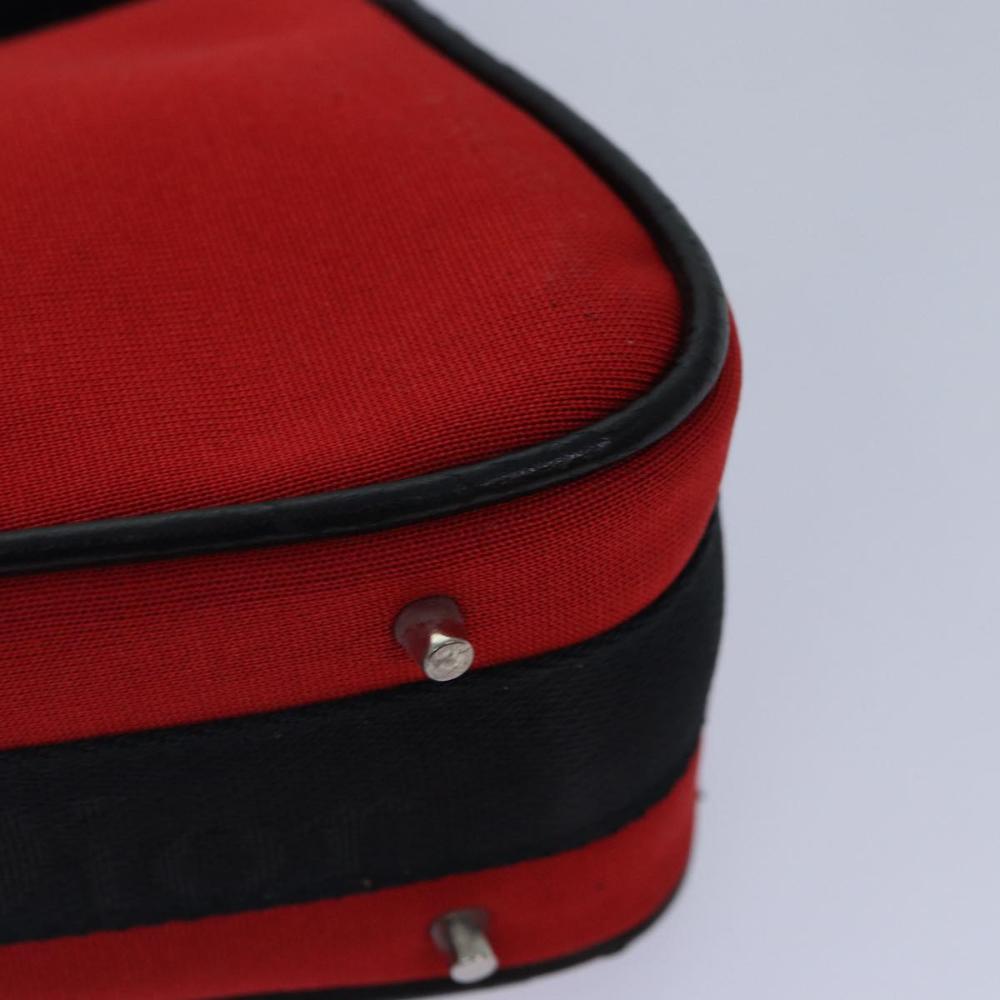 Red Silk Dior Shoulder Bag