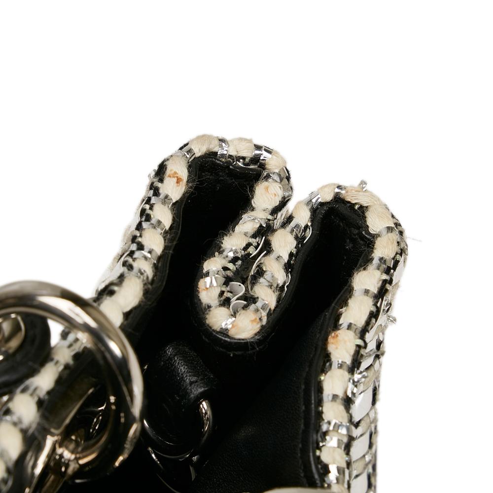 Silver Fabric Dior Lady Dior