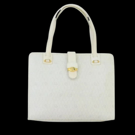White Canvas Dior Handbag