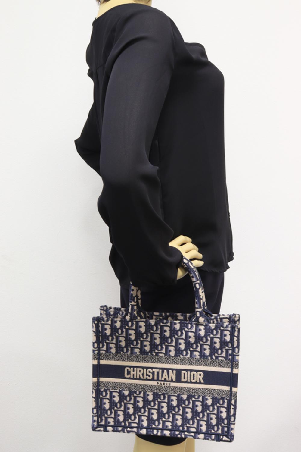 White Canvas Dior Tote