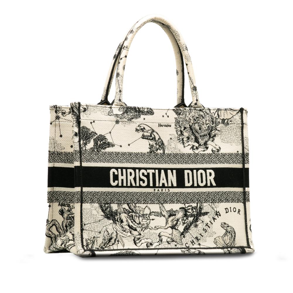 White Canvas Dior Tote