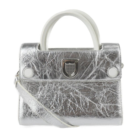 White Fabric Dior Handbag