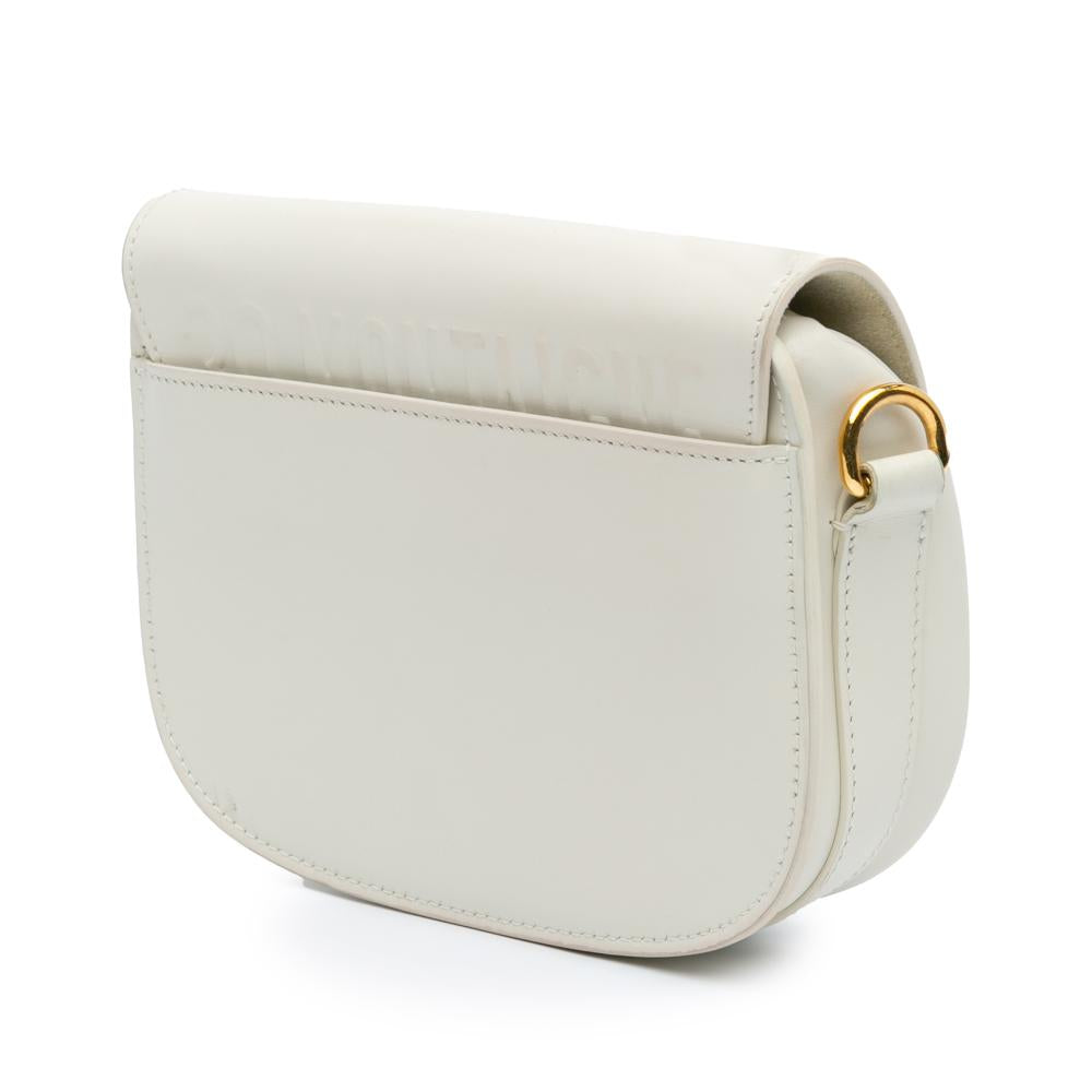 White Leather Dior Crossbody Bag