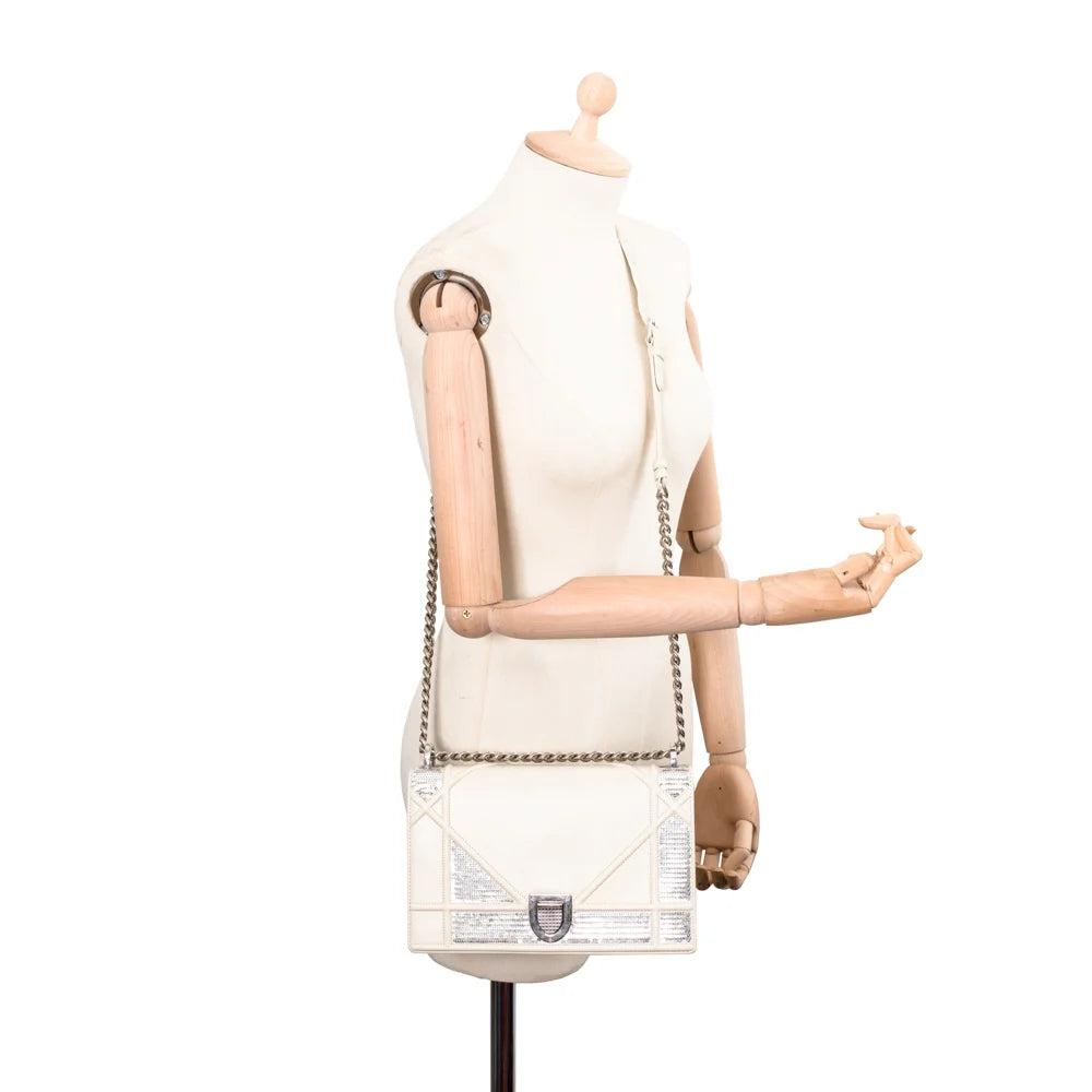 White Leather Dior Diorama
