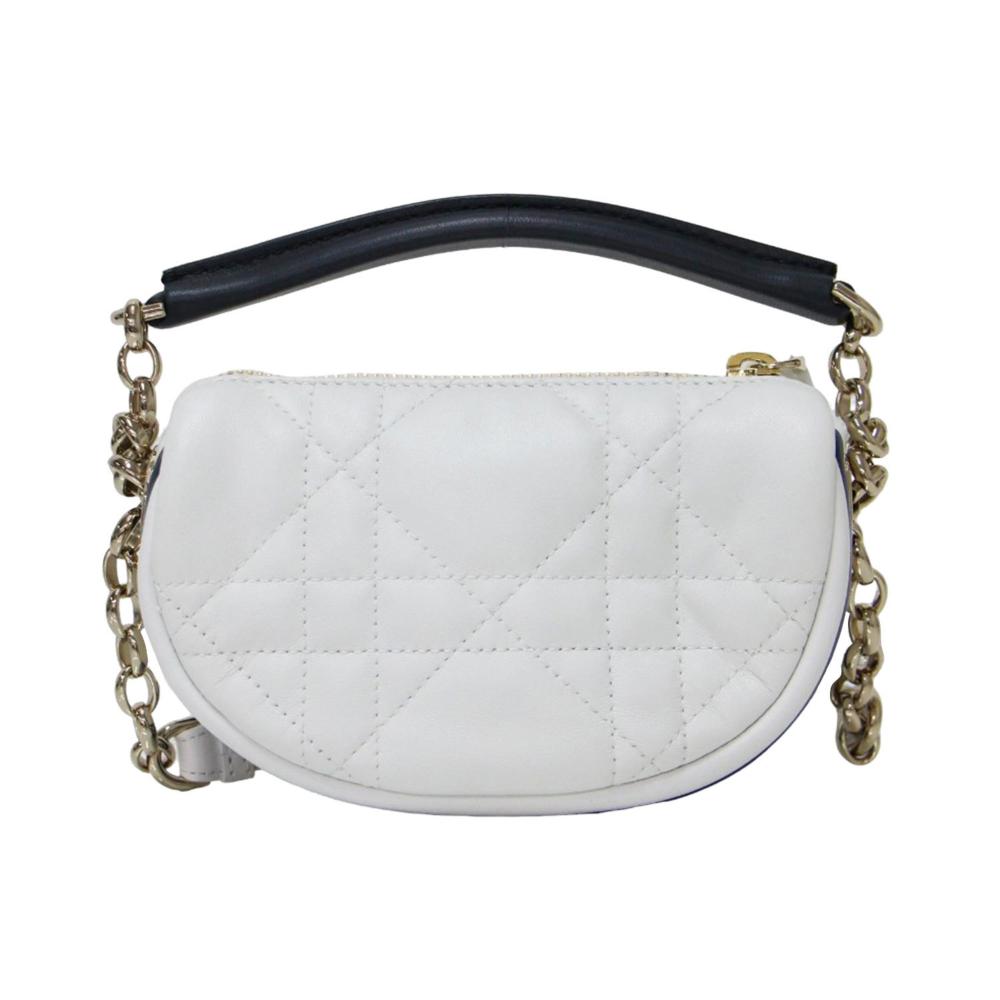 White Leather Dior Handbag