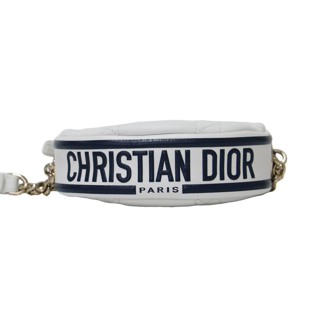 White Leather Dior Handbag