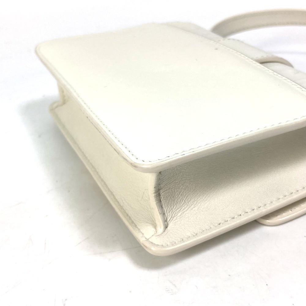 White Leather Dior Shoulder Bag