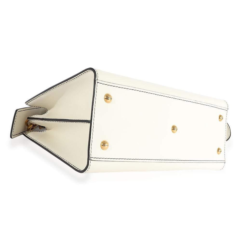 White Leather Dior Tote