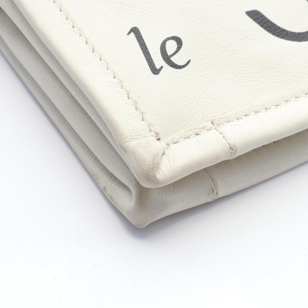 White Leather Dior Tote