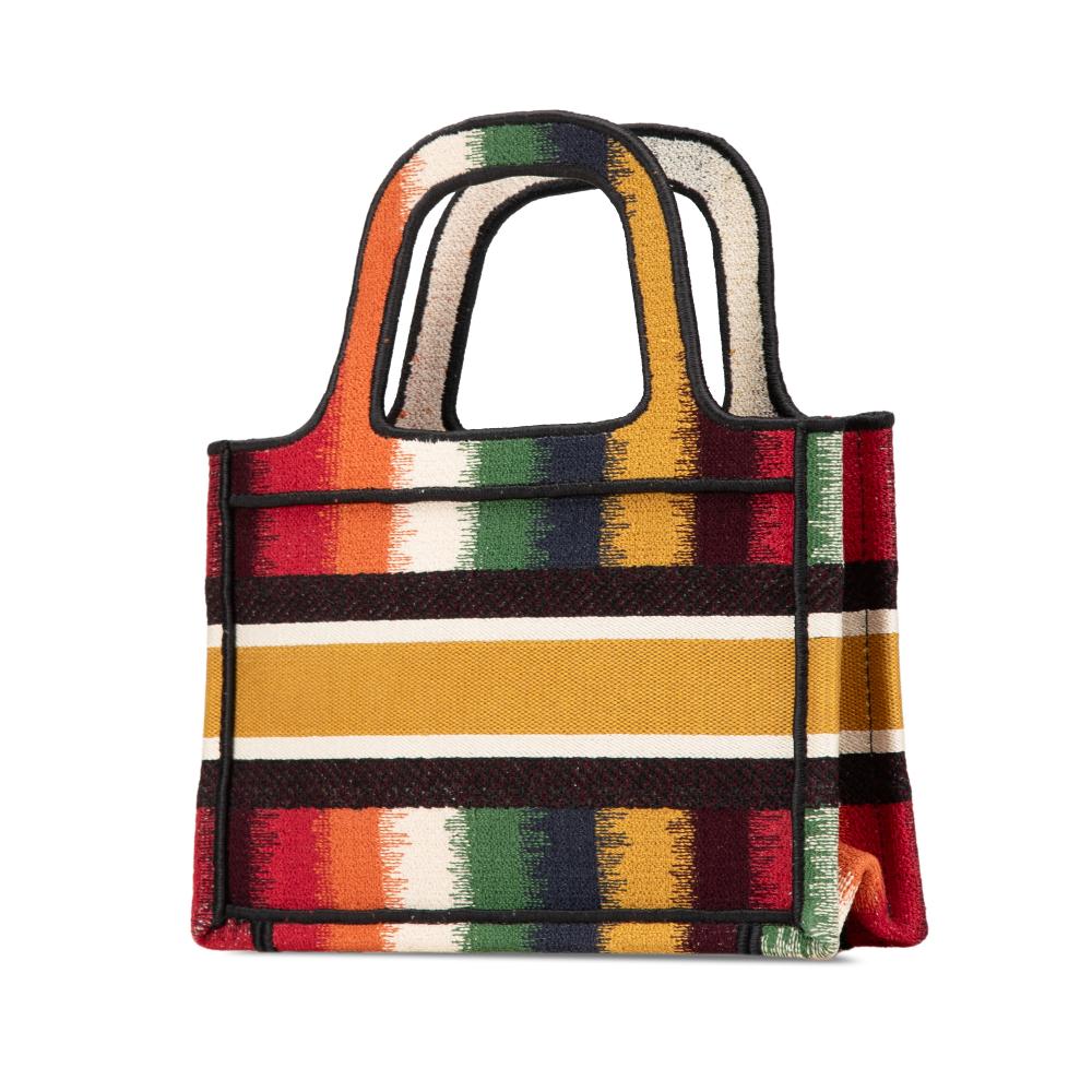 Yellow Canvas Dior Book Tote