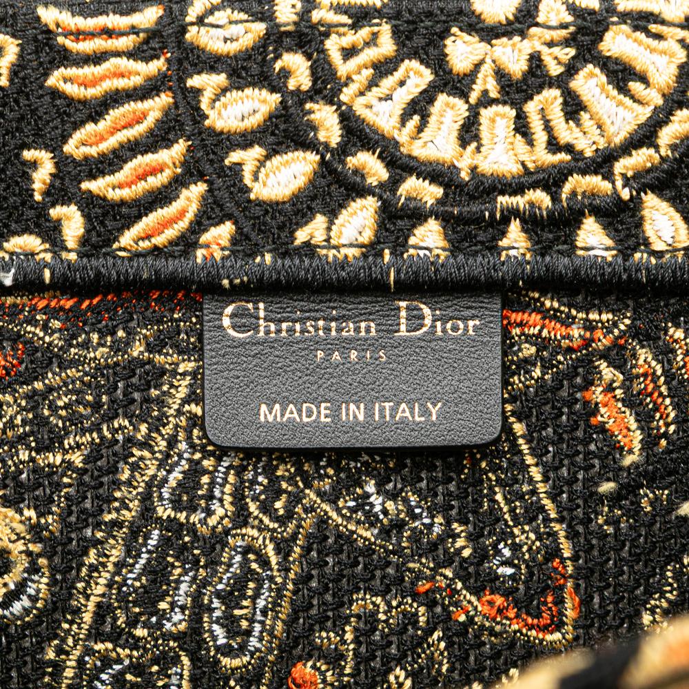 Yellow Canvas Dior Book Tote