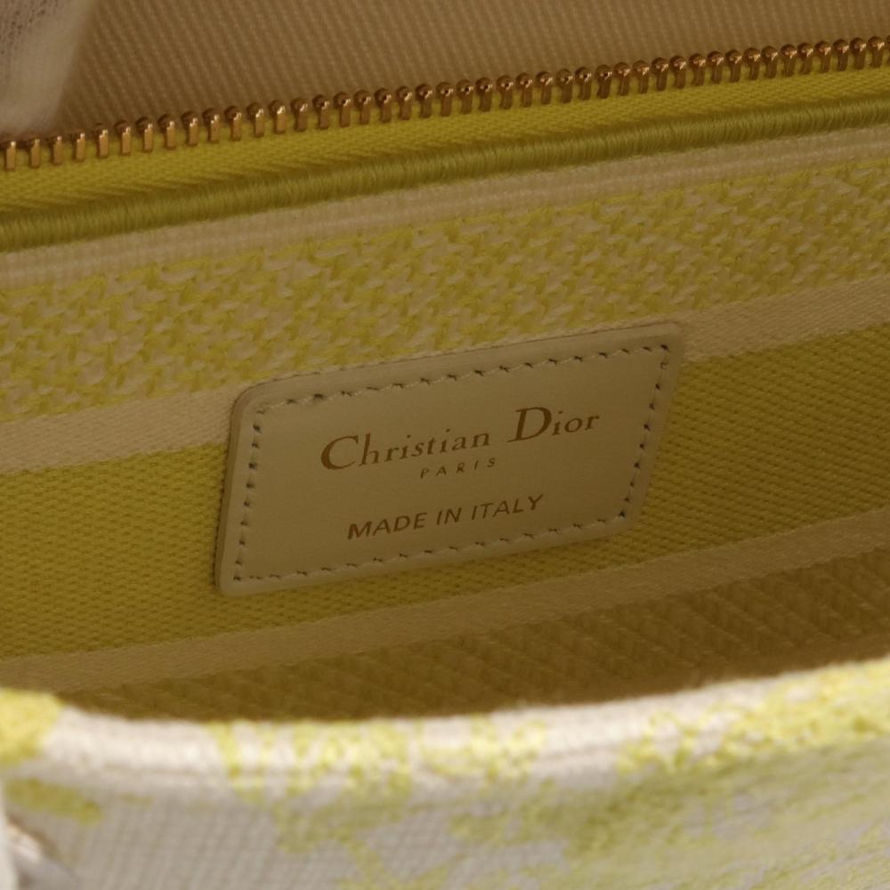 Yellow Canvas Dior Lady Dior