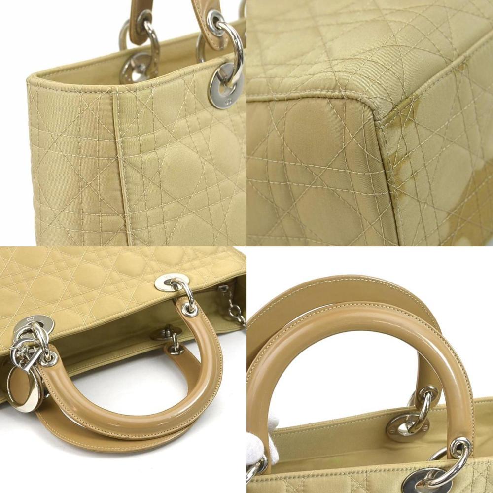 Yellow Fabric Dior Lady Dior