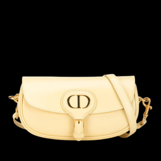 Yellow Leather Dior Crossbody Bag