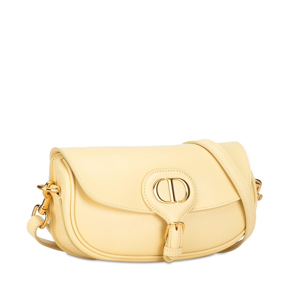 Yellow Leather Dior Crossbody Bag