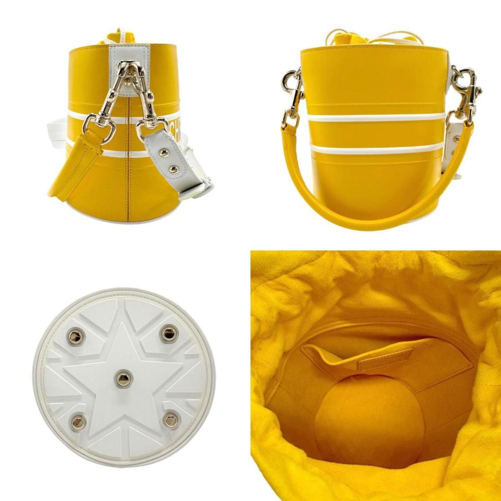 Yellow Leather Dior Handbag