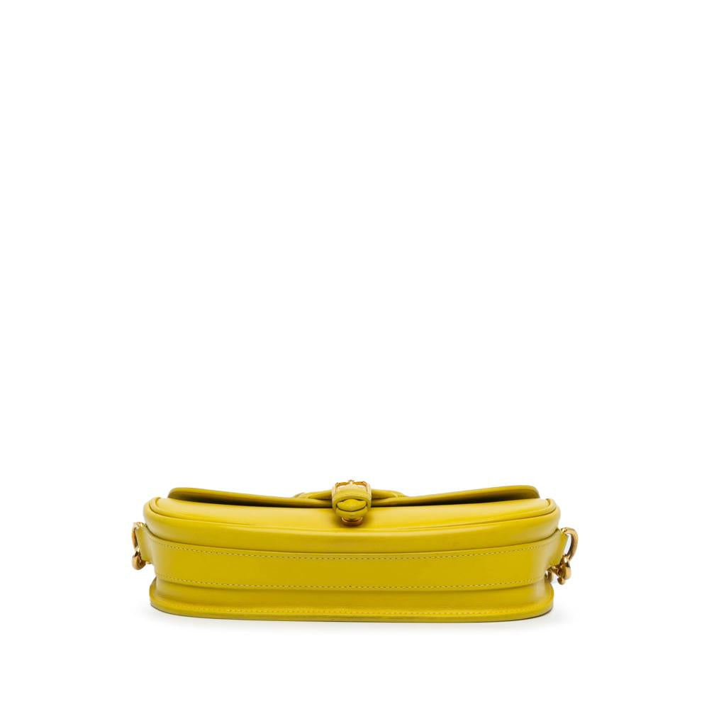 Yellow Leather Dior Crossbody Bag