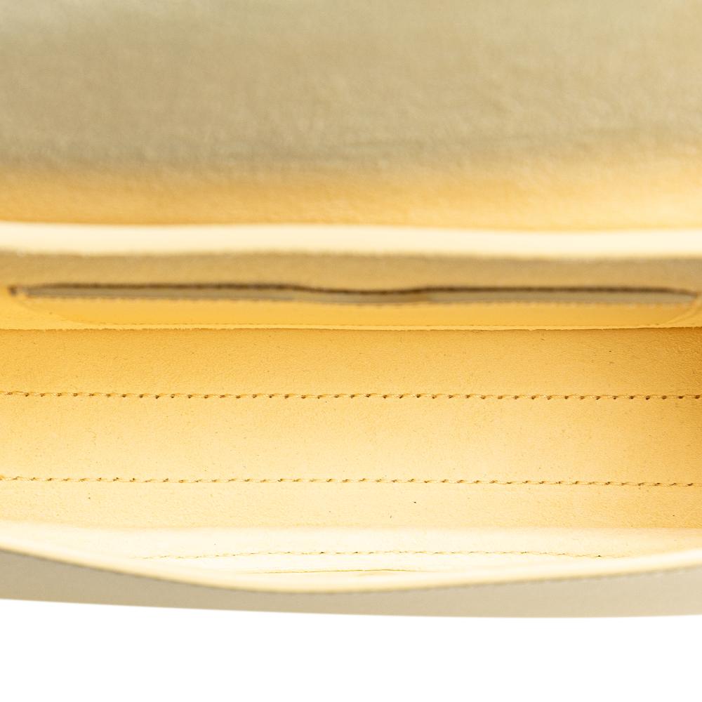 Yellow Leather Dior Crossbody Bag