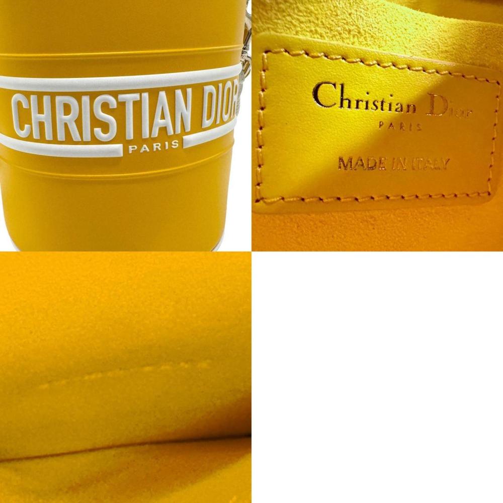 Yellow Leather Dior Handbag
