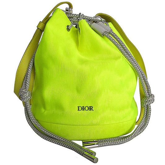 Yellow Nylon Dior Shoulder Bag