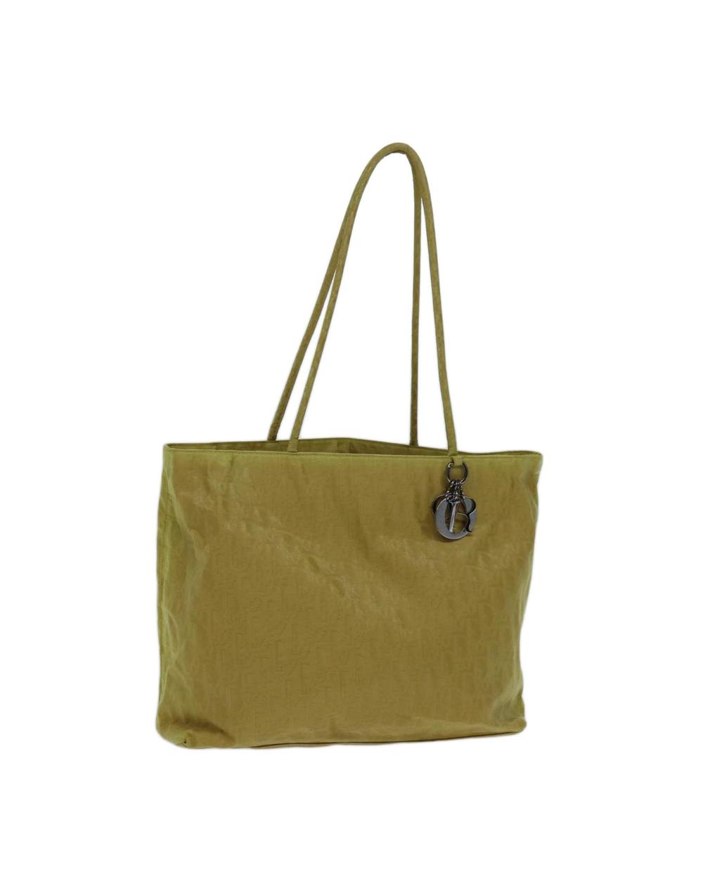 Yellow Nylon Dior Tote