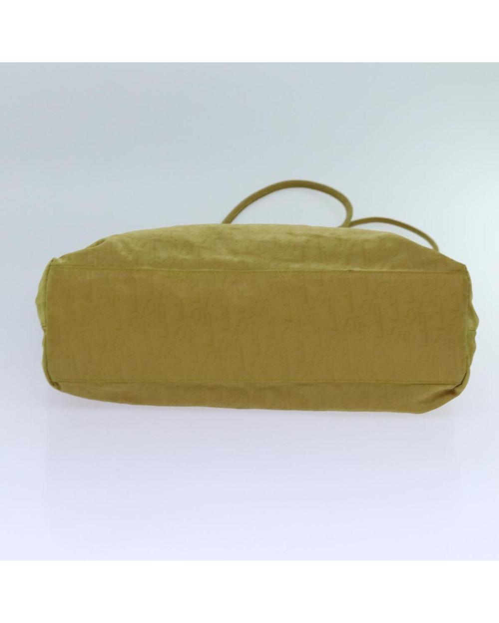 Yellow Nylon Dior Tote