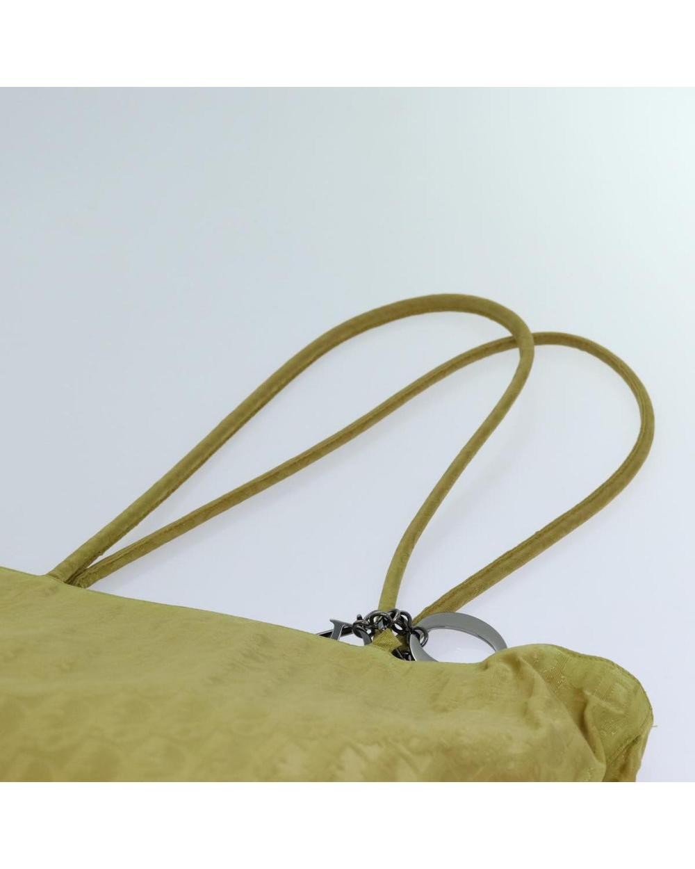 Yellow Nylon Dior Tote