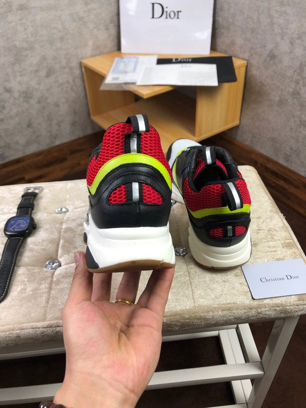Christian Dior B22 Yellow Red Sneaker