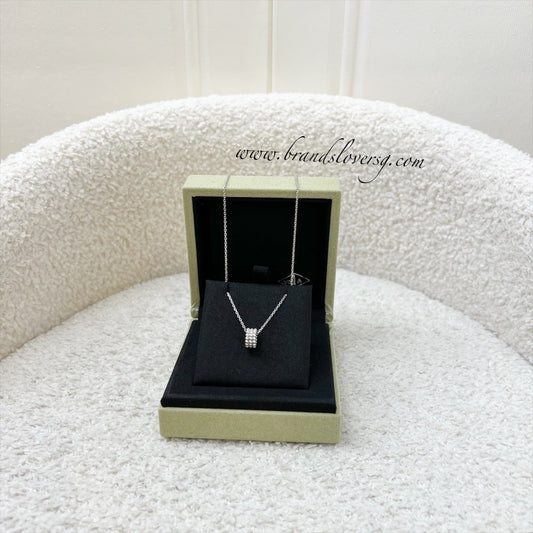 Van Cleef & Arpels VCA Perlee CHavik Shops3 Rows Pendant in 18K White Gold