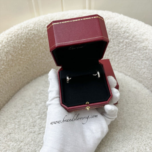Cartier Love Earrings Small Model in 18K White Gold (Model: B8028900)