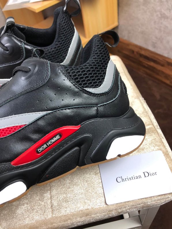 Christian Dior B22 Black And Red Sneaker