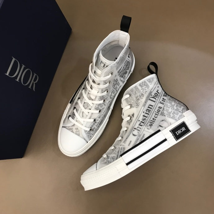 Christian Dior B23 Newspaper HIGH-TOP SNEAKER