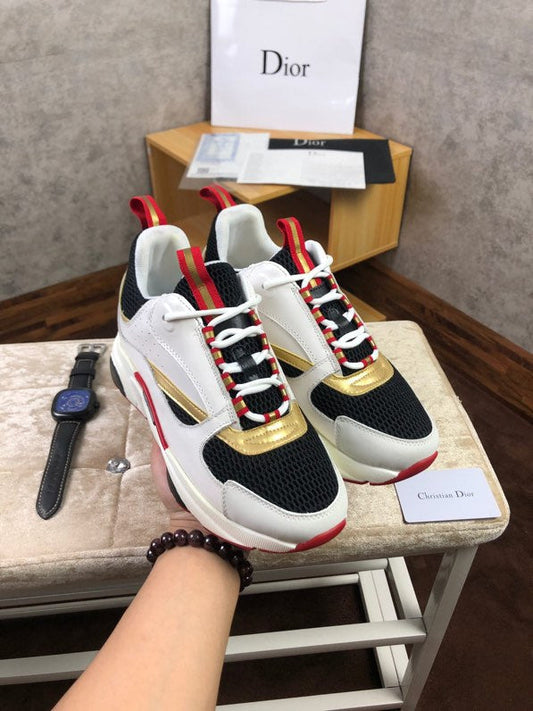 Christian Dior B22 Yellow Red Sneaker