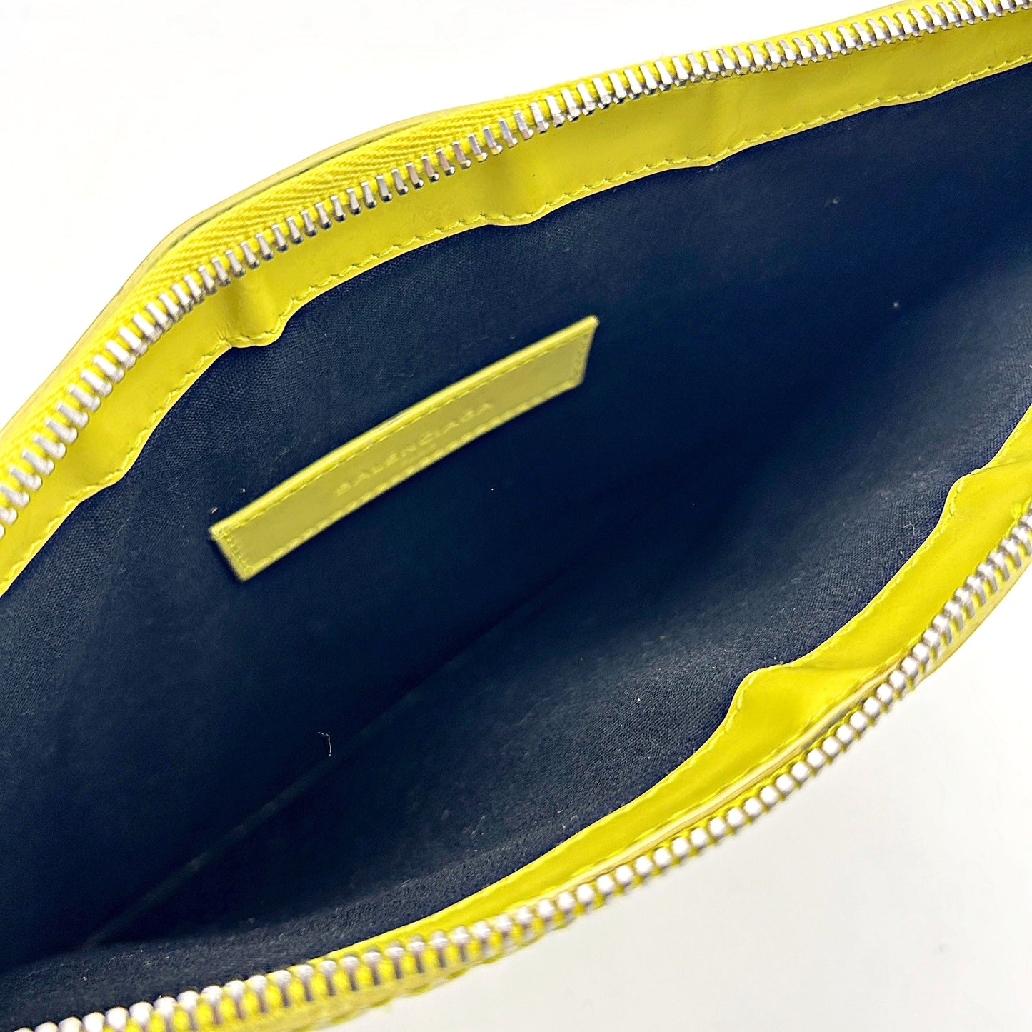 Balenciaga Grid Embossed Pouch - yellow Clutches, Handbags bb7713qw