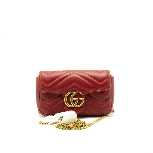 Gucci GG Marmont Matelassé Leather Super Mini Bag