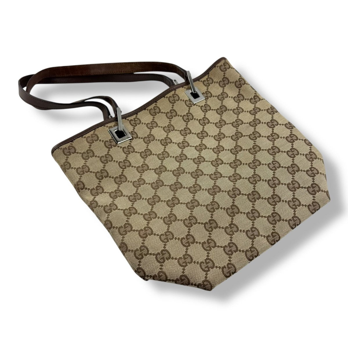 Gucci GG Beige Canvas Tote Bag