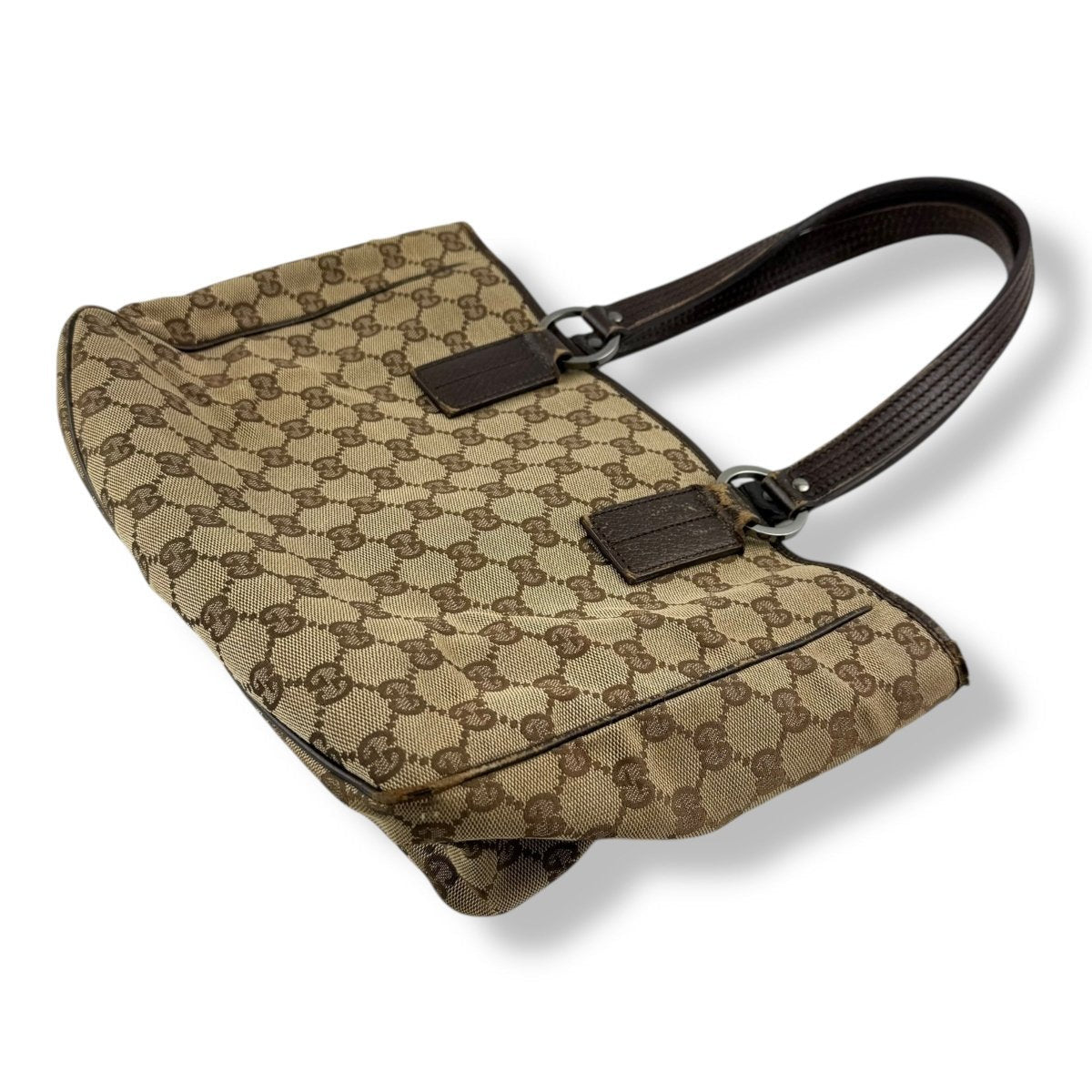 Gucci GG Beige Canvas Tote Bag