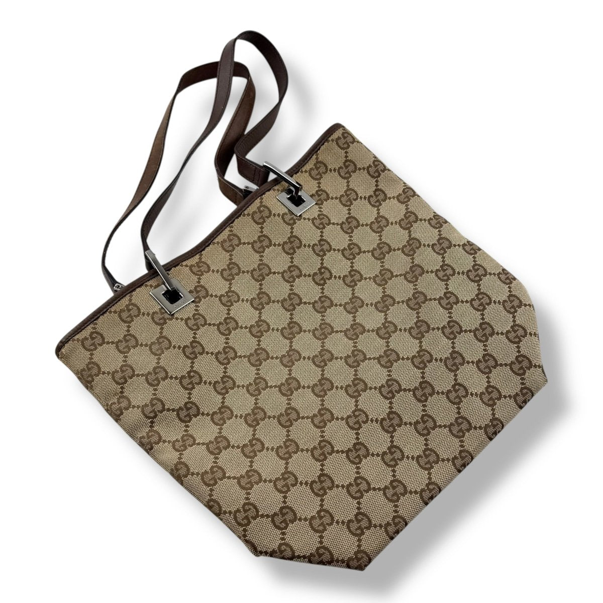 Gucci GG Beige Canvas Tote Bag