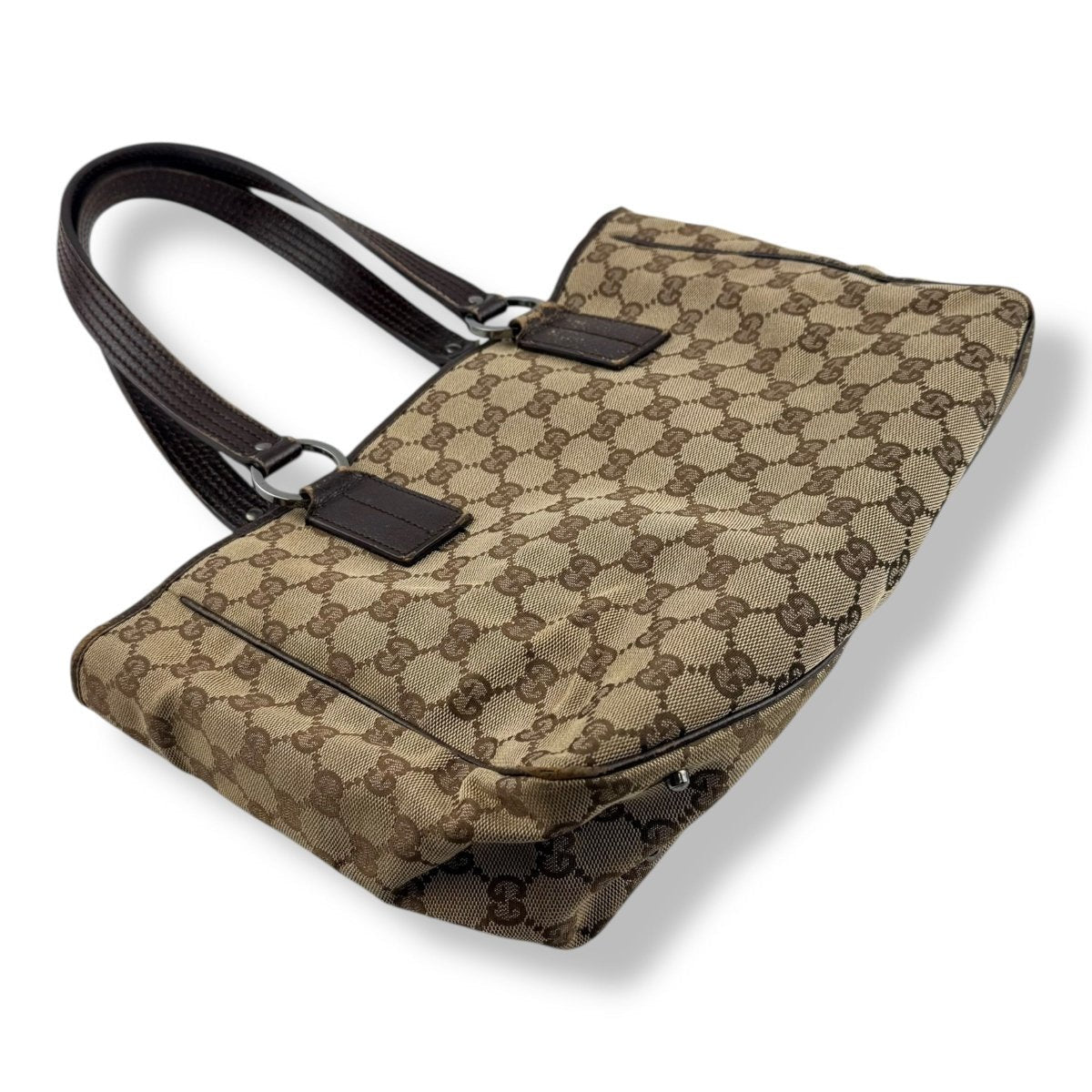 Gucci GG Beige Canvas Tote Bag