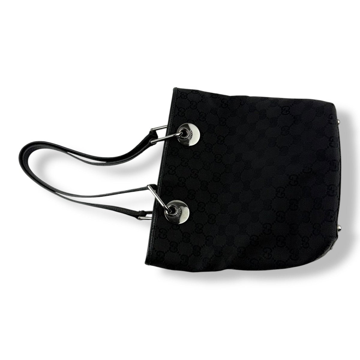 Gucci GG Black Canvas Tote Bag