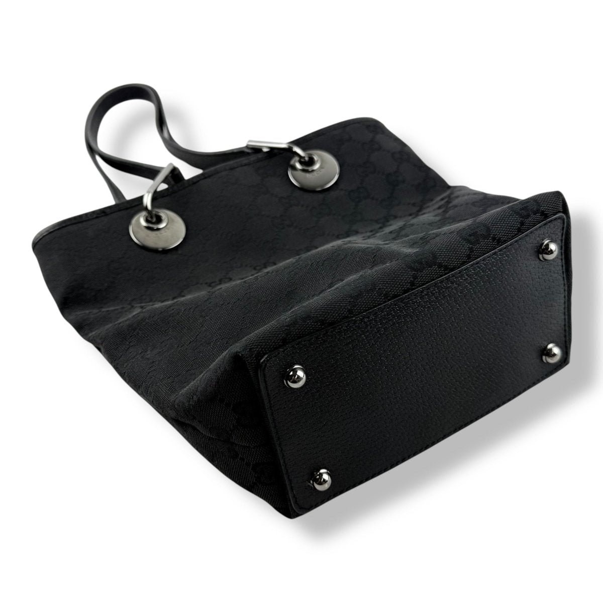 Gucci GG Black Canvas Tote Bag