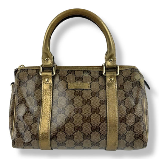 Gucci GG Mini Joy Boston Gold Handbag
