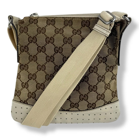 Gucci GG Monogram Beige Crossbody Bag