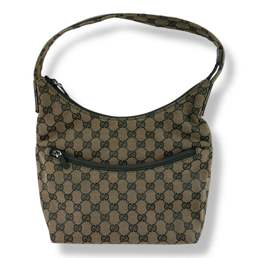 Gucci GG Monogram Beige Hobo Shoulder Handbag