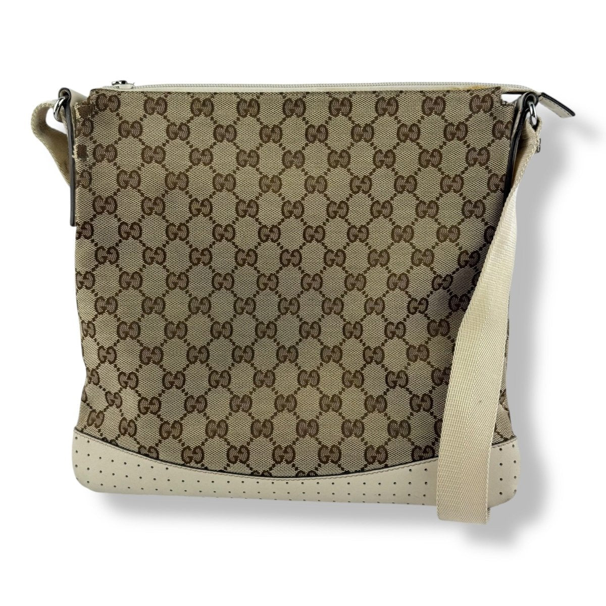 Gucci GG Monogram Beige Large Crossbody Bag
