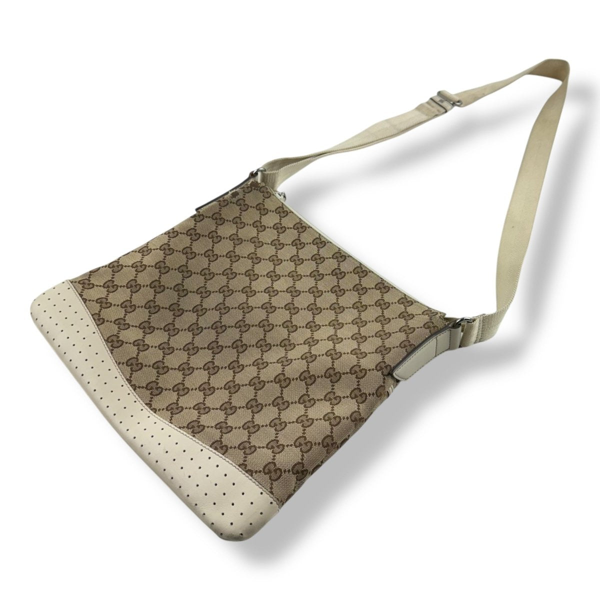 Gucci GG Monogram Beige Large Crossbody Bag