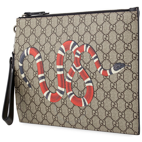 Gucci Bestiary pouch with Kingsnake