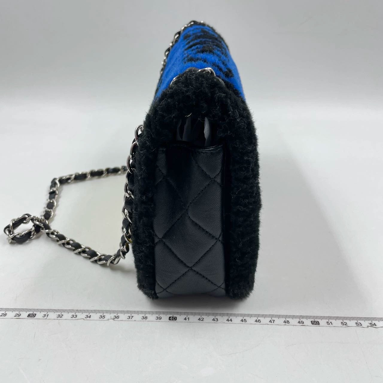 Chanel 2014 SUPERMARKET Pop Art No.5 Shearling Medium 25cm Flap Bag