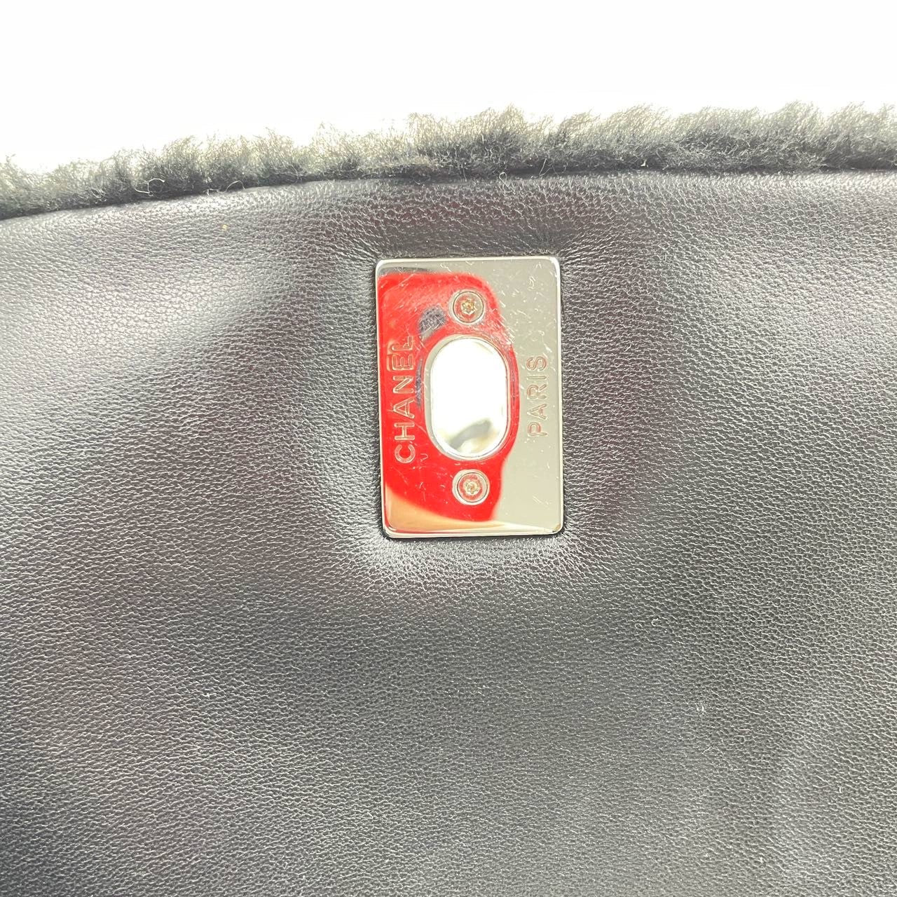 Chanel 2014 SUPERMARKET Pop Art No.5 Shearling Medium 25cm Flap Bag