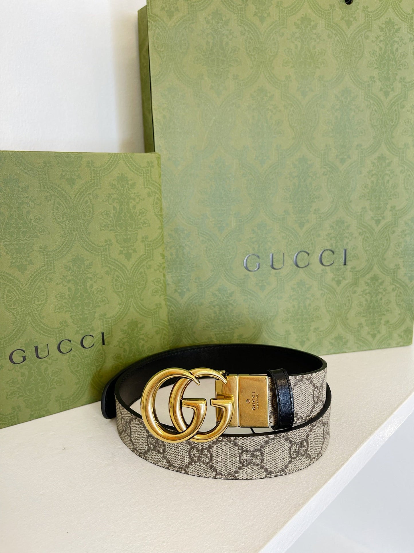 Gucci GG Marmont Reversible Belt
